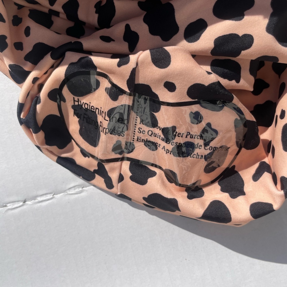 NWT Buddy Love Belted Women’s Leopard One Piece Swimsuit - Picture 6 of 7